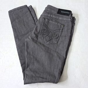 Affliction-Raquel- Size 30 Jean's from the black Premium line- Fluer Gray